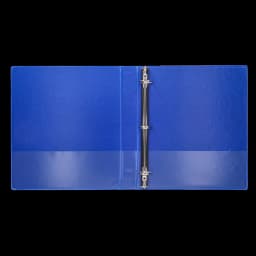 (4 pack) Pen+Gear Durable View 3-Ring Binder with 1” Slanted D-Rings, Blue - Thumbnail 2
