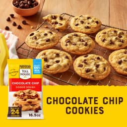 Nestle Toll House Chocolate Chip Cookie Dough, Makes 24 Cookies, 16.5 oz - Thumbnail 4