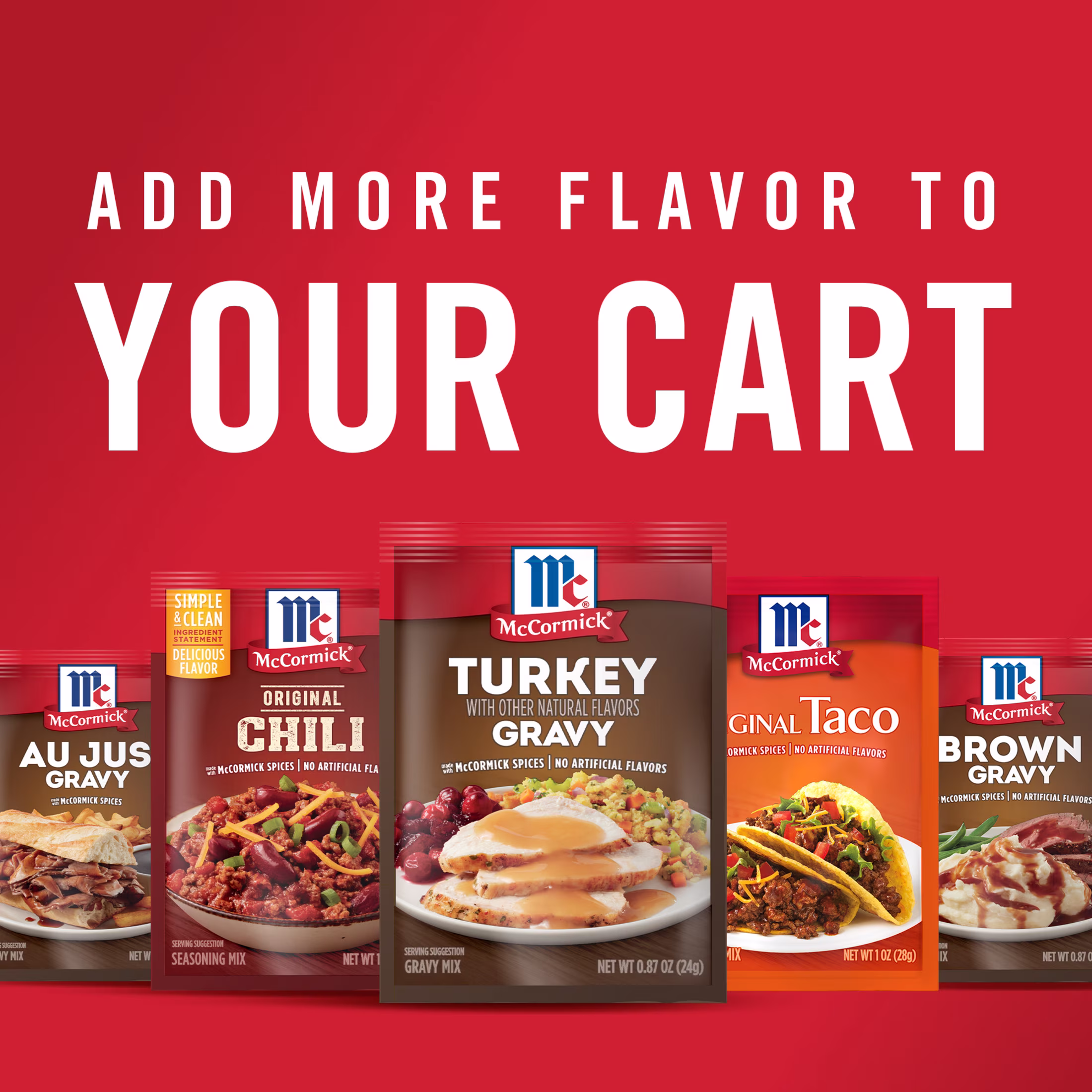McCormick Brown Gravy Mix, 0.87 oz Packet - Thumbnail 23