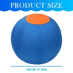 Herding Ball for Dogs, 21.65 Inch Inflatable Large Hischball for Medium and Large Breeds, Compatible with Shepherds, Cattle Dogs, Horse Game - Thumbnail 7