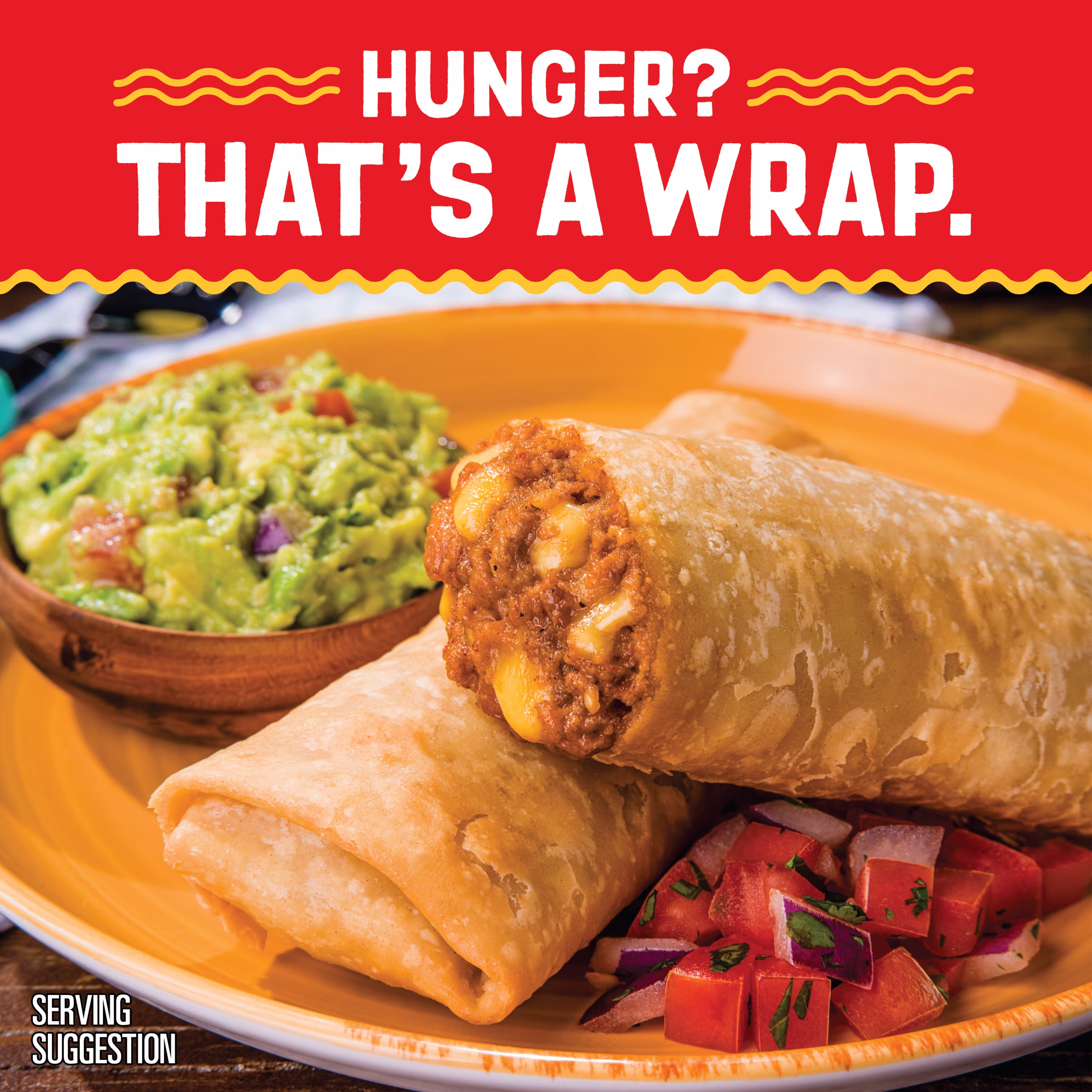 El Monterey Beef, Bean & Cheese Flavor Chimichangas, 30.4 oz, 8 Count (Frozen) - Thumbnail 1