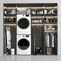 KoolMore 8 Cu. ft. Large Capacity Stackable Vented Electric Stackable Front Load Dryer in White, 240V - Thumbnail 2