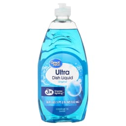 Great Value Ultra Original Dish Liquid, 18 fl oz - Thumbnail 1