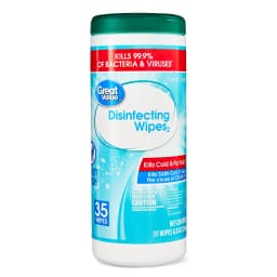 Great Value Fresh Scent Disinfecting Wipes2, 35 Count - Thumbnail 4