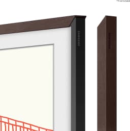 Samsung VGSCFA85BWBZA Customizable Bezel for the 2021 85" The Frame TV (Modern Brown) - Thumbnail 4