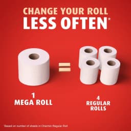 Charmin Ultra Strong Toilet Paper 24 Mega Rolls, 220 Sheets Per Roll - Thumbnail 10