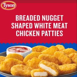 Tyson Frozen White Meat Chicken Nuggets, 29 oz, 11g Protein per Serving (Fully Cooked) - Thumbnail 7