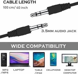 KLYNE - Black Wired Earbuds Headphones In Ear Universal With 3.5Mm Jack New - A1 - Thumbnail 3