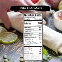 Tina's Big Burrito Beef & Bean, Packaged Burrito, 9 oz, 1 Count - Thumbnail 5