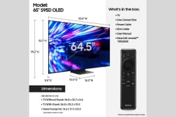 SAMSUNG 65” Class S95D OLED Smart TV QN65S95DAFXZA 2024 - Thumbnail 5