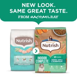 Rachael Ray Nutrish Indoor Complete Dry Cat Food, Chicken, Lentils & Salmon Recipe, 3 lb Bag - Thumbnail 2