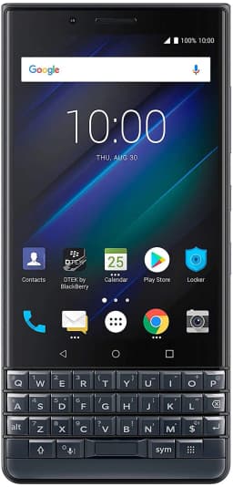 BlackBerry KEY2 LE BBE100-2 64GB (Straight Talk/ T-Mobile) Unlocked GSM Android Phone w/ Dual 13MP/5MP Camera - Space - Thumbnail 1