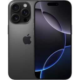 Restored Apple iPhone 16 Pro - Carrier Unlocked - 128GB Black Titanium - Thumbnail 1