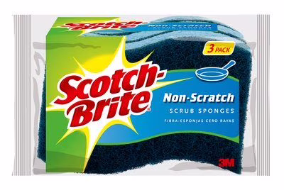 Scotch-Brite Non-Scratch Scrub Sponge 24 Count Case Pack (3 Sponges/Pack 8 Packs/Case) - Thumbnail 2