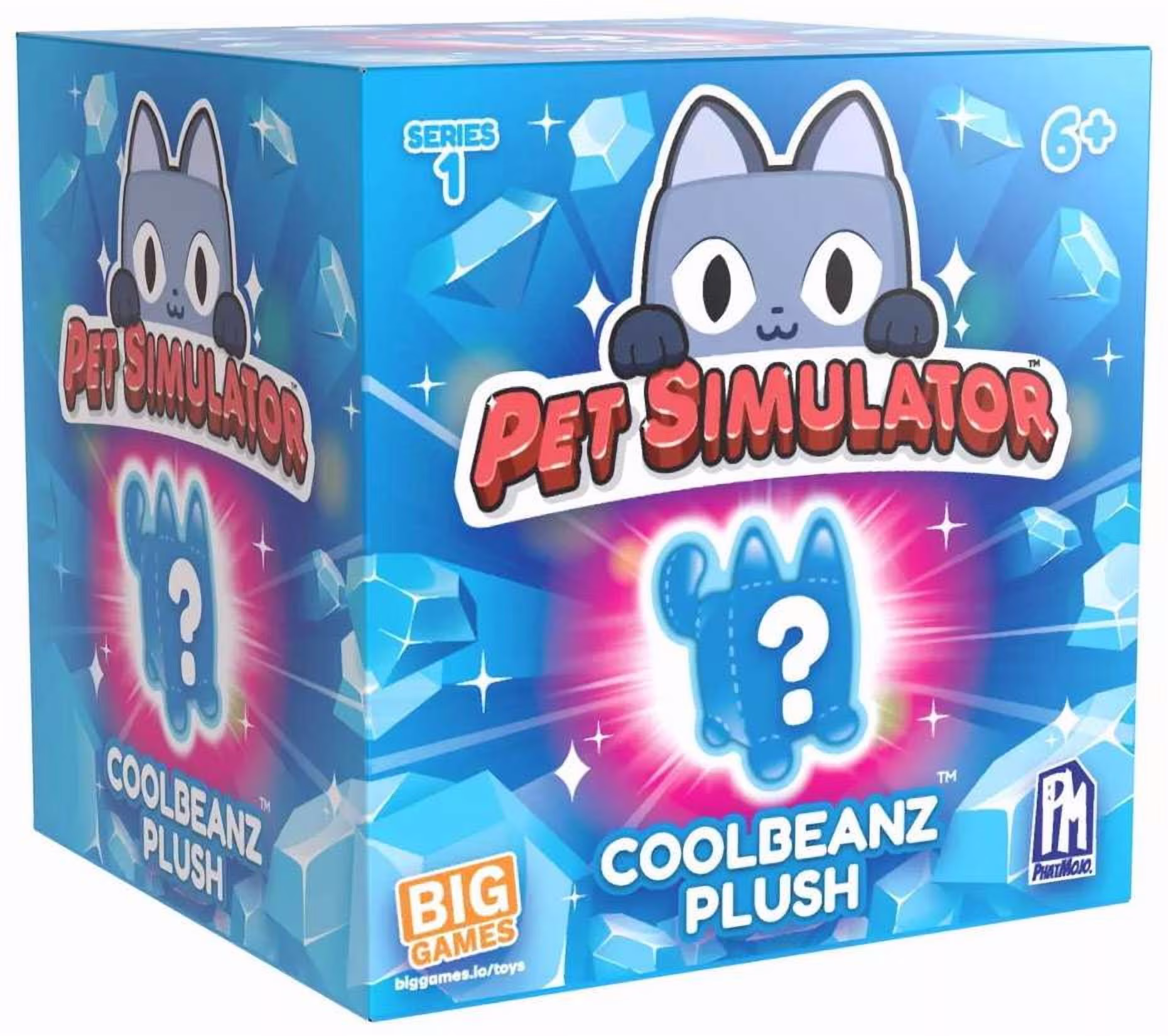 Pet Simulator X Series 1 Coolbeanz Mystery Pack (1 RANDOM Plush Figure, Includes DLC Code!) - Thumbnail 1