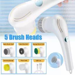 KLYNE - Electric Spin Scrubber Cordless Cleaning Brush Rotating Scrubber Clean Bathroom - Thumbnail 3