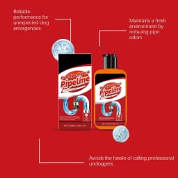 Cleaner Powerful Clog Remover Kitchen Bathroom Toilet Unclogging Wonder 100ml, Multicolor - Thumbnail 9