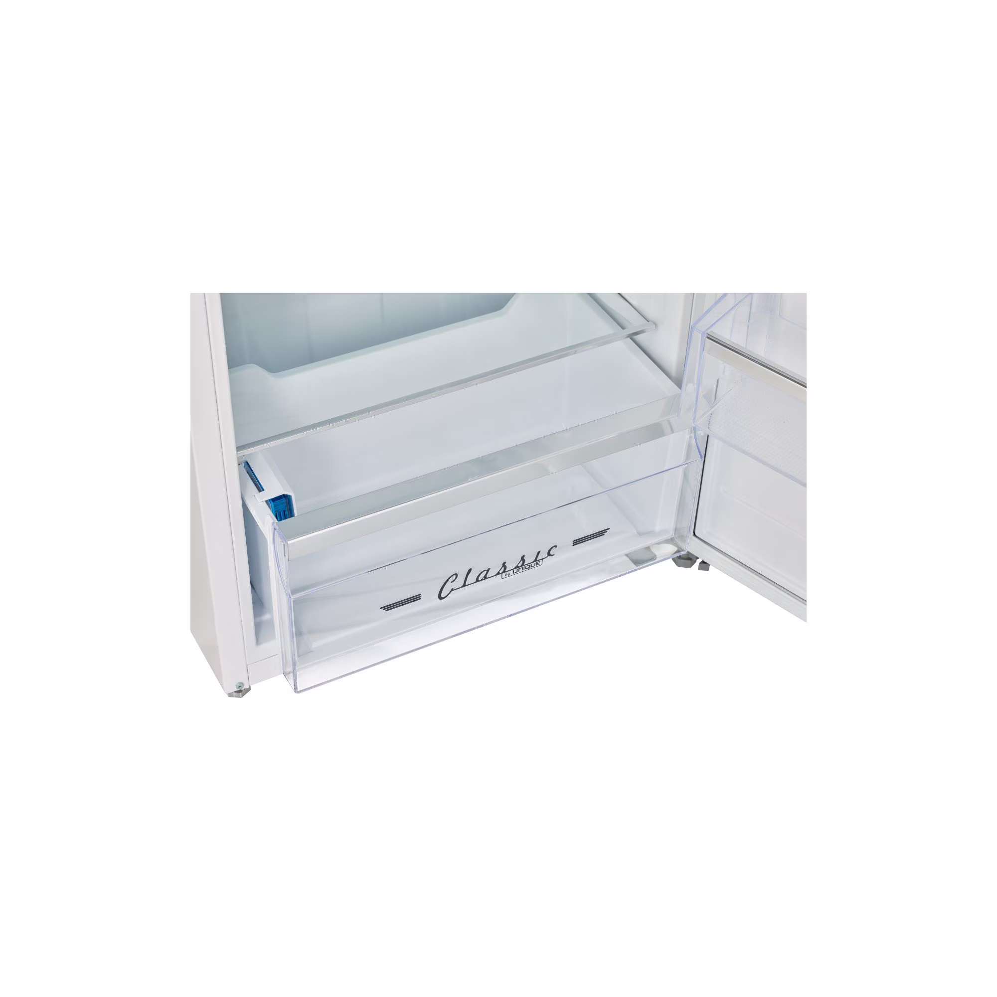 Classic Retro 7.5 cu ft Top Mount Refrigerator in Marshmallow White - Thumbnail 8