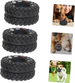 Indestructible Tire Dog Toys for Aggressive Chewers, Heavy Duty Durable Rubber Chew Toy for Large Breed Dogs, Long Lasting Teething Training Toy - Thumbnail 8