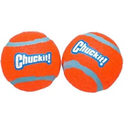 Chuckit! Floating Pelota de Tenis Flotante para Buscar Juguete para Perro, Grande (3") para Perros de 60-100 lb, Paquete de 2, Naranja - Thumbnail 1