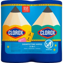 Clorox Disinfecting Cleaning Wipes Back to School Variety Pack, 75 Count, Pack - Thumbnail 2