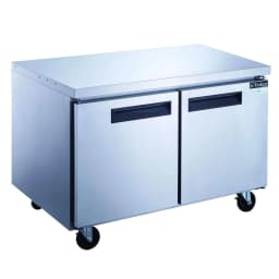 Dukers DUC60F 60 cu ft 2-Door Stainless Steel Commercial Freezer - Thumbnail 1