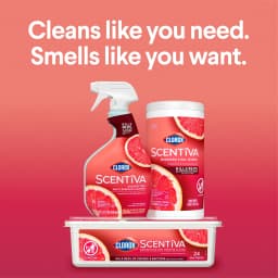 Clorox Scentiva Bleach-Free Cleaning Wipes, Grapefruit & Orange Blossom, 75 Count - Thumbnail 8