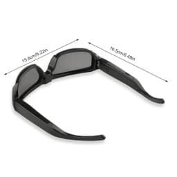 Camera Sunglasses 1080P HD Video Recording with 16GB Storage Hands-Free Photography for Outdoor Sports Cycling Running Travel Vlogging Action Camera - Thumbnail 3