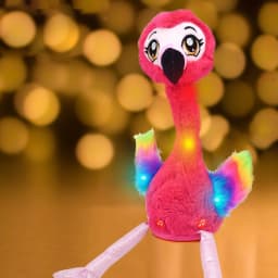 Flamingos Singing And Dancing Stuffed Flamingos Plush Interaction Toy Figures Interaction Animated Toy Speaking Plush - Thumbnail 8
