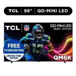 TCL 98" Class QM6K Series QD-Mini LED QLED 4K UHD HDR Smart Google TV (NEW 2025) - 144Hz, Dolby Atmos Onkyo Audio - Thumbnail 1