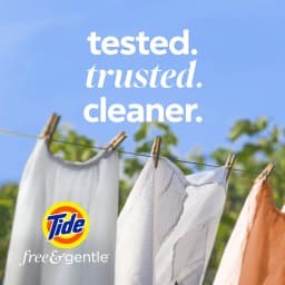 Tide Free & Gentle Laundry Detergent Liquid, 166 fl oz, 126 Loads - Thumbnail 8