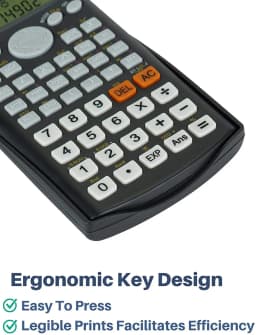 Mr. Pen- Scientific Calculator, Solar Power, 2 Line Calculator - Thumbnail 7