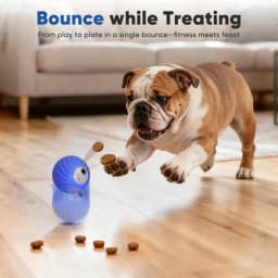 Petbobi Automatic Rechargeable Interactive Dog Ball with Active Rolling Treat Dispensing for Small Medium Dogs, 2.87" Blue - Thumbnail 8