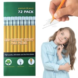 72PCS/Set Unsharpened Natural Wood Pencils, Blank Wooden Drawing Pencils for Office Drafting, DIY Crafts & General Sketching - Thumbnail 1