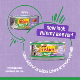 (12 pack) Purina Friskies indoor Meaty Bits Turkey Dinner, Wet Cat Food, 5.5 oz Cans, 24 Pack - Thumbnail 3