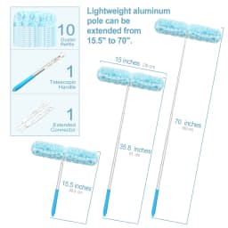 JEHONN Duster with 6 ft Extension Pole, 10 Refills - Thumbnail 8