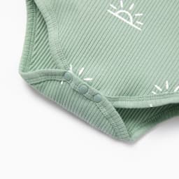 PatPat Pijamas para Bebé Recién Nacido Ropa de Niño Niña Conjuntos de Atuendo de Algodón Mameluco Acanalado de Manga Larga y Pantalones con Gorro 0-3 Meses - Thumbnail 4