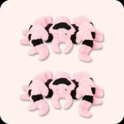 Black & Pink Spider Plush – Soft Decorative Novelty Plush for Sofa, Desk & Bedroom Décor - Thumbnail 3