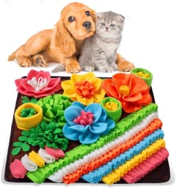 CHENjy Snuffle Mat for Dogs Slow Feeder Licking Mat for Anxiety Relief Mental Stimulation Foraging Puzzle Toy for Dogs Cats Machine Washable Pet Mat - Thumbnail 7