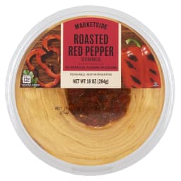 Marketside Gluten-Free Roasted Red Pepper Hummus 10 oz, Ready to Eat, Resealable Cup, 2 Tbsp. (28g) - Thumbnail 1