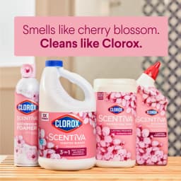 Clorox Scentiva Scented Bleach, Cherry Blossom & Peach, 81 fl oz - Thumbnail 7