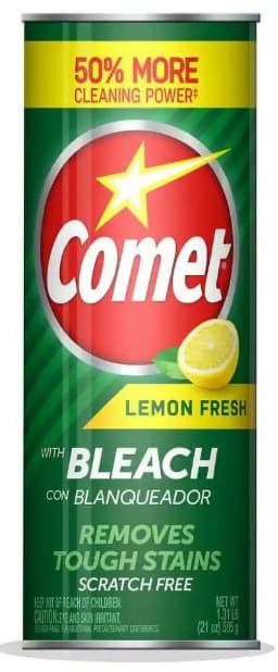 Comet 21oz Lemon Scented Multipurpose Cleaning Powder with Bleach - Thumbnail 1
