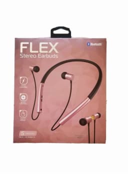 RHEA- Tzumi Flex Stereo Earbuds Neckband Rose Gold( Bluetooth) - Thumbnail 1
