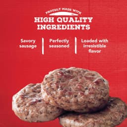 Jimmy Dean Heat 'N Serve Original Pork Breakfast Sausage Patties, 26 Count (Frozen) - Thumbnail 4