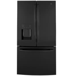 Ge Gfe26j 36" Wide 25.6 Cu. Ft. Energy Star Rated French Door Refrigerator - Black - Thumbnail 1