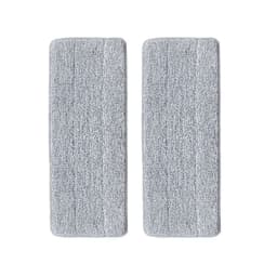 True & Tidy Tidy Microfiber Mop Pad Replacements, Washable Non-abrasive Heads for Surfaces, 2 pcs - Thumbnail 1