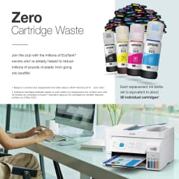 Epson EcoTank ET-4810 Wireless All-in-One Cartridge-Free Supertank Printer with Scanner, Copier, Fax, ADF and Ethernet - Thumbnail 4