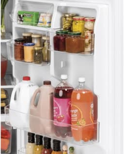 Ge Gte22jtnr 33" Wide 21.9 Cu. Ft. Energy Star Rated Top Mount Refrigerator - Beige - Thumbnail 5