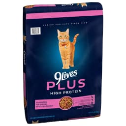 9Lives PLUS High Protein Dry Cat Food, 15.5 lb. Bag - Thumbnail 9