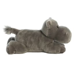 Aurora - Medium Gray Flopsie - 12" Howie Hippo - Adorable Stuffed Animal - Thumbnail 2